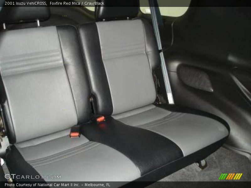 Foxfire Red Mica / Gray/Black 2001 Isuzu VehiCROSS