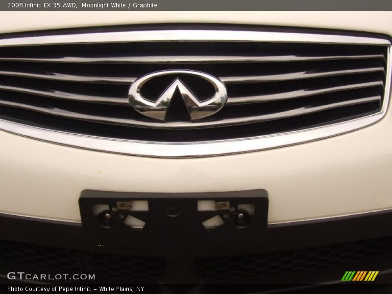 Moonlight White / Graphite 2008 Infiniti EX 35 AWD
