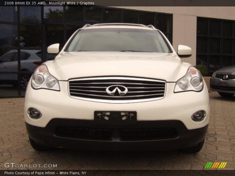 Moonlight White / Graphite 2008 Infiniti EX 35 AWD