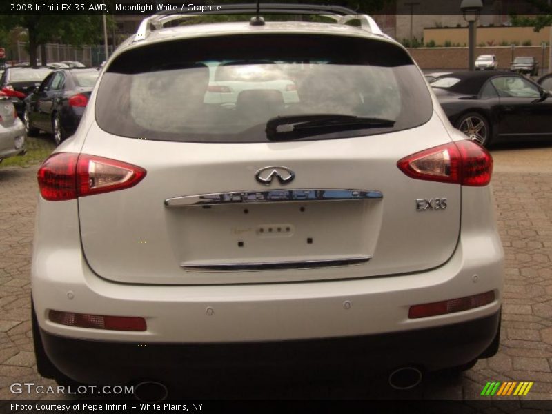 Moonlight White / Graphite 2008 Infiniti EX 35 AWD