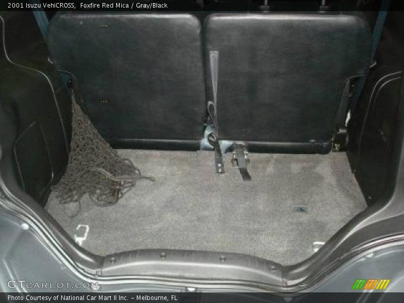 Foxfire Red Mica / Gray/Black 2001 Isuzu VehiCROSS