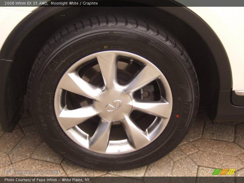 Moonlight White / Graphite 2008 Infiniti EX 35 AWD
