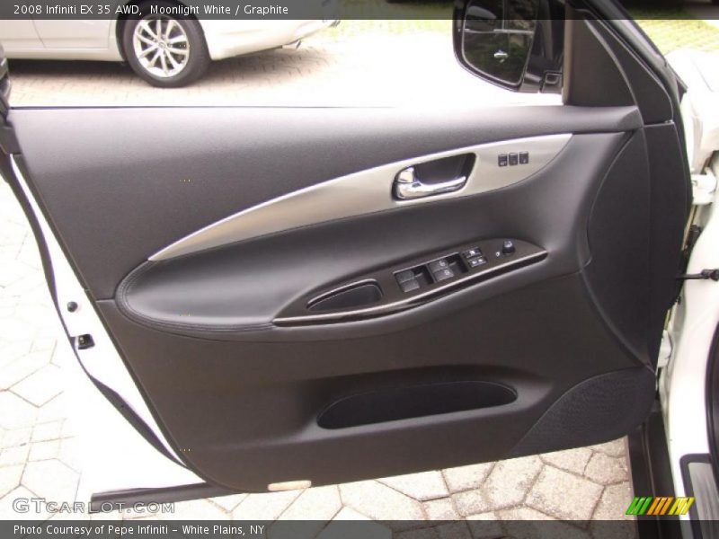 Moonlight White / Graphite 2008 Infiniti EX 35 AWD