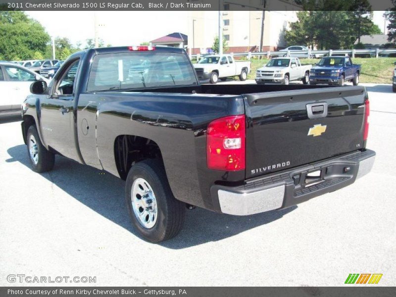 Black / Dark Titanium 2011 Chevrolet Silverado 1500 LS Regular Cab
