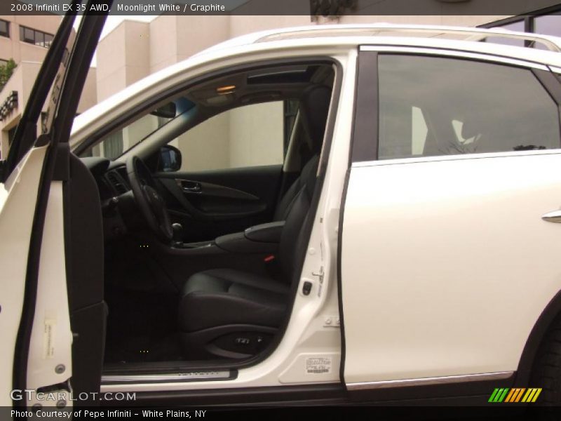 Moonlight White / Graphite 2008 Infiniti EX 35 AWD