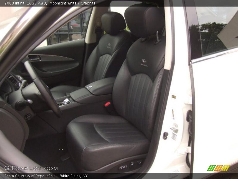 Moonlight White / Graphite 2008 Infiniti EX 35 AWD