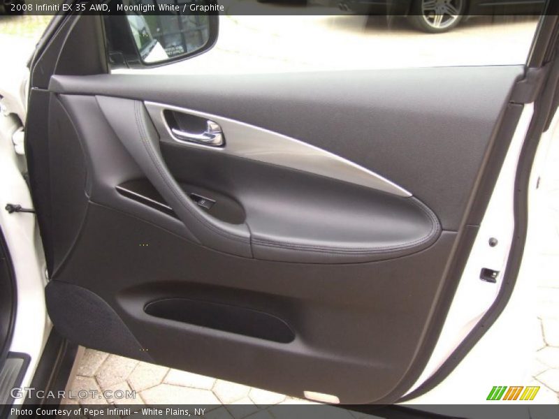 Moonlight White / Graphite 2008 Infiniti EX 35 AWD