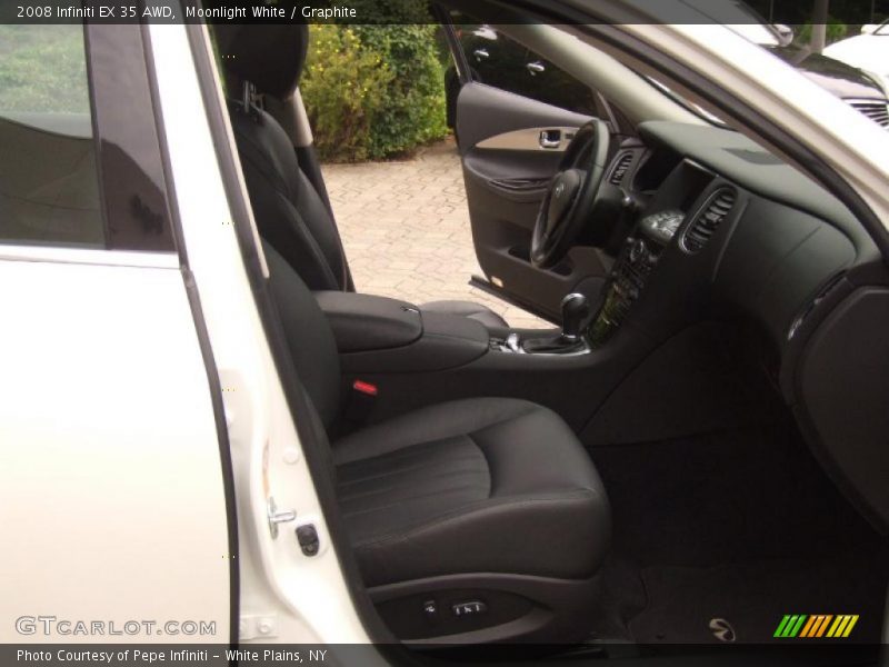 Moonlight White / Graphite 2008 Infiniti EX 35 AWD