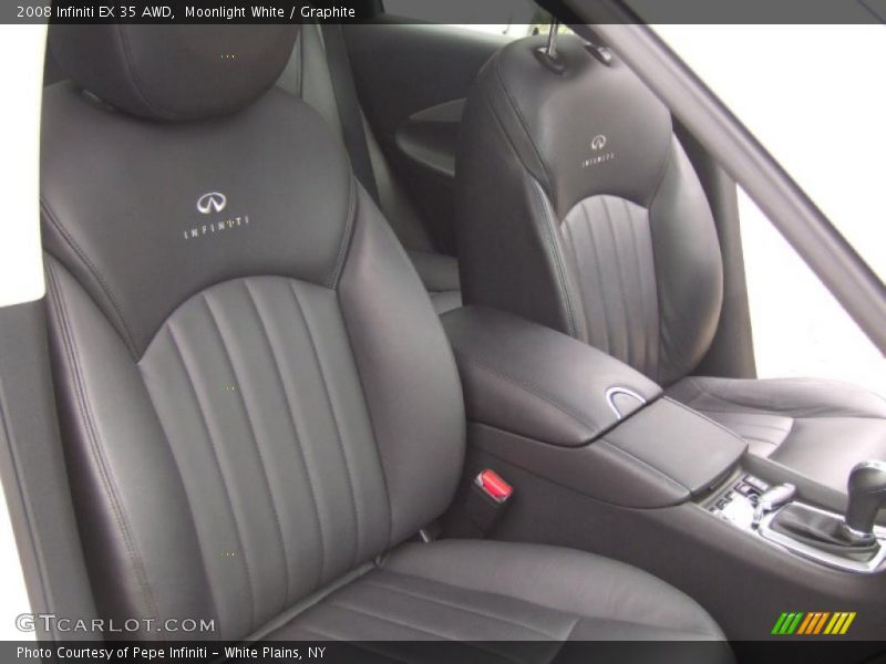 Moonlight White / Graphite 2008 Infiniti EX 35 AWD