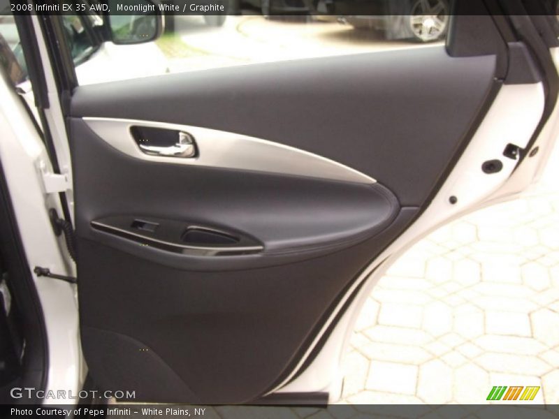 Moonlight White / Graphite 2008 Infiniti EX 35 AWD