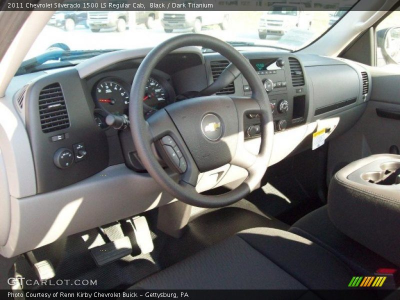 Black / Dark Titanium 2011 Chevrolet Silverado 1500 LS Regular Cab