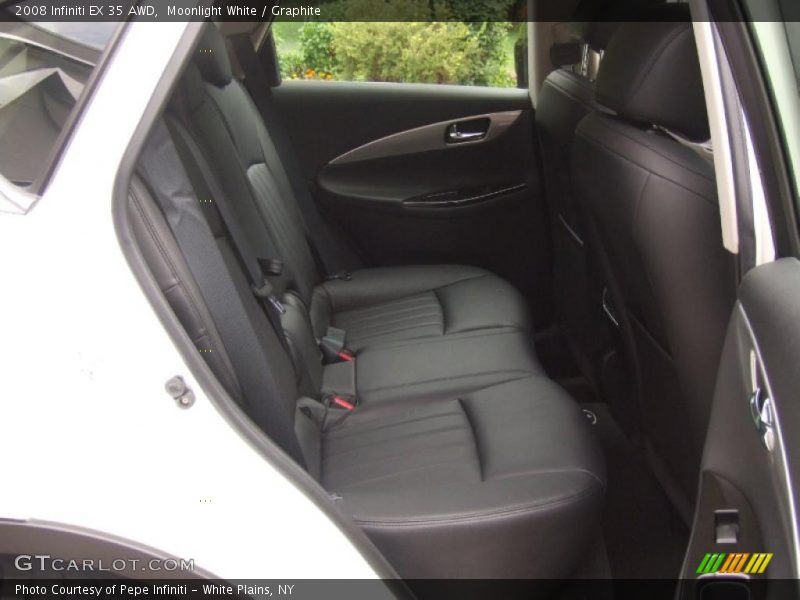 Moonlight White / Graphite 2008 Infiniti EX 35 AWD