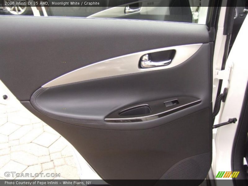 Moonlight White / Graphite 2008 Infiniti EX 35 AWD