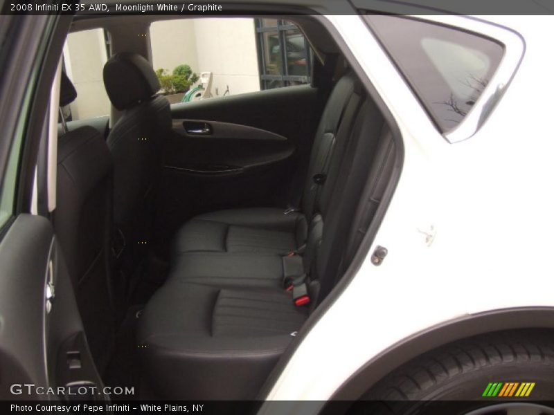 Moonlight White / Graphite 2008 Infiniti EX 35 AWD