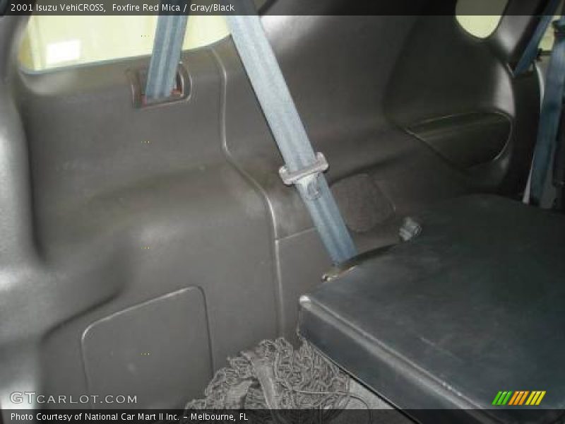 Foxfire Red Mica / Gray/Black 2001 Isuzu VehiCROSS