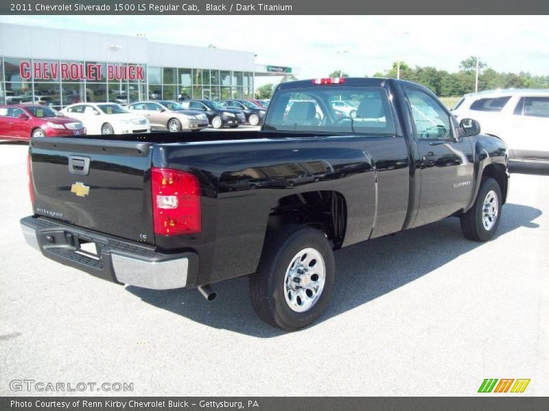 Black / Dark Titanium 2011 Chevrolet Silverado 1500 LS Regular Cab