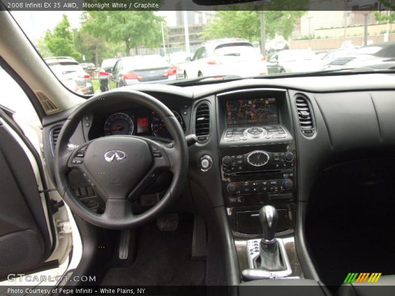 Moonlight White / Graphite 2008 Infiniti EX 35 AWD