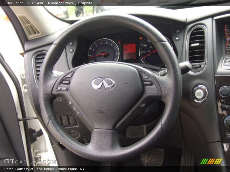 Moonlight White / Graphite 2008 Infiniti EX 35 AWD