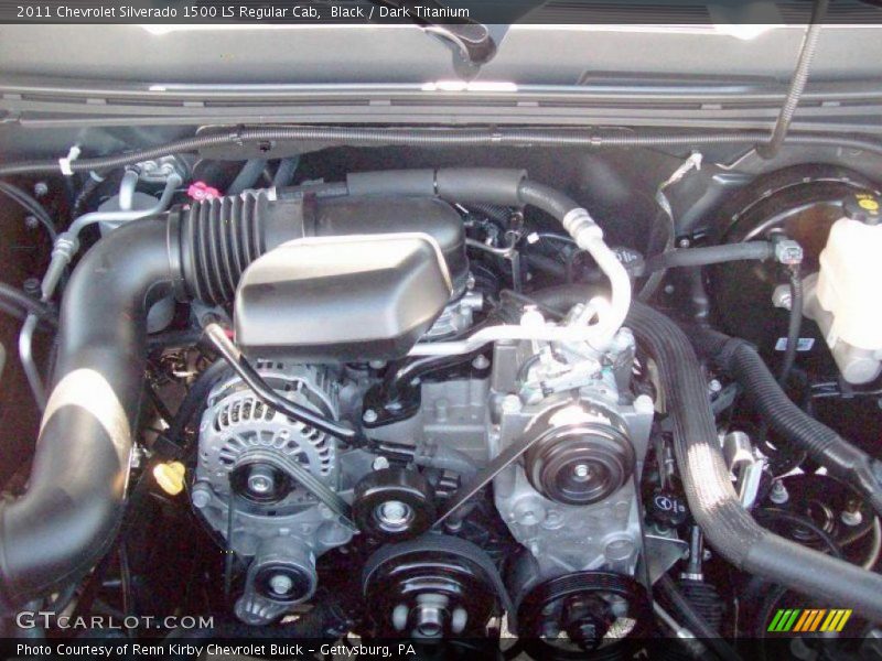Black / Dark Titanium 2011 Chevrolet Silverado 1500 LS Regular Cab