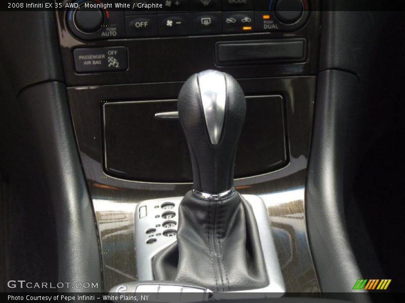 Moonlight White / Graphite 2008 Infiniti EX 35 AWD
