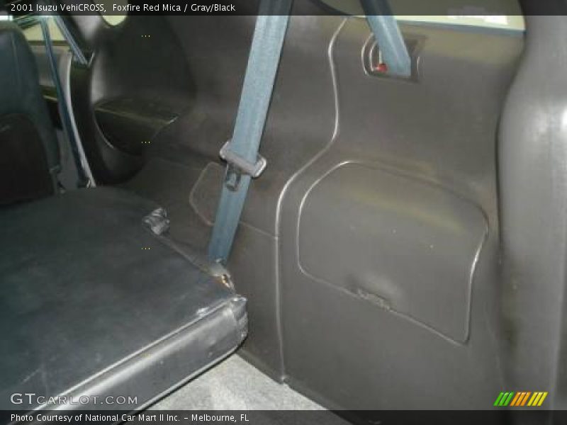 Foxfire Red Mica / Gray/Black 2001 Isuzu VehiCROSS