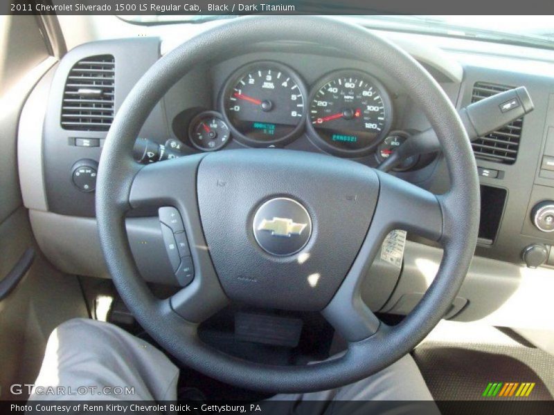 Black / Dark Titanium 2011 Chevrolet Silverado 1500 LS Regular Cab