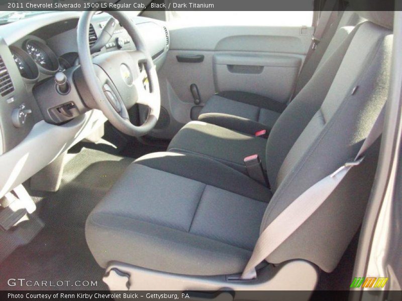 Black / Dark Titanium 2011 Chevrolet Silverado 1500 LS Regular Cab