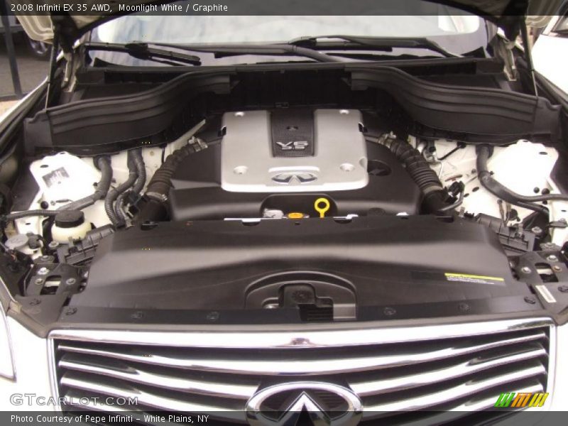 Moonlight White / Graphite 2008 Infiniti EX 35 AWD