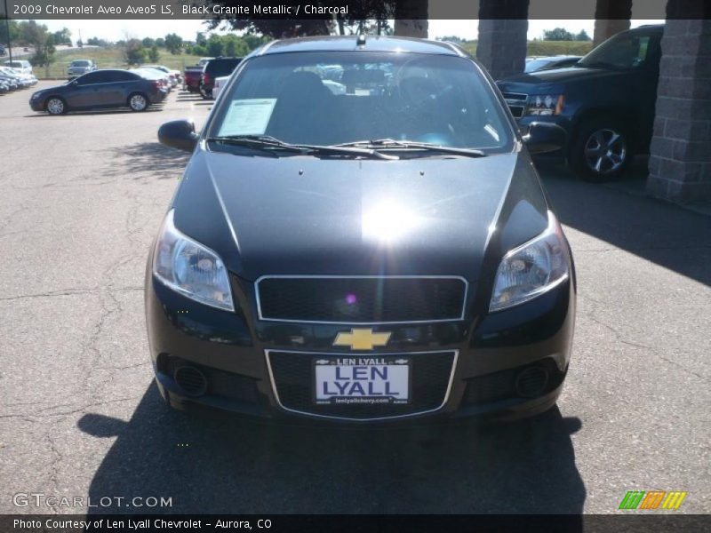 Black Granite Metallic / Charcoal 2009 Chevrolet Aveo Aveo5 LS