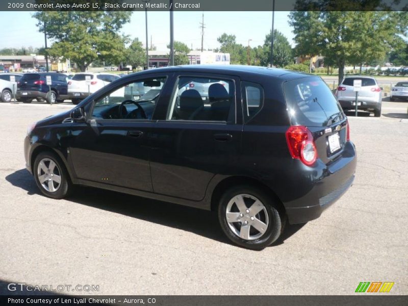 Black Granite Metallic / Charcoal 2009 Chevrolet Aveo Aveo5 LS