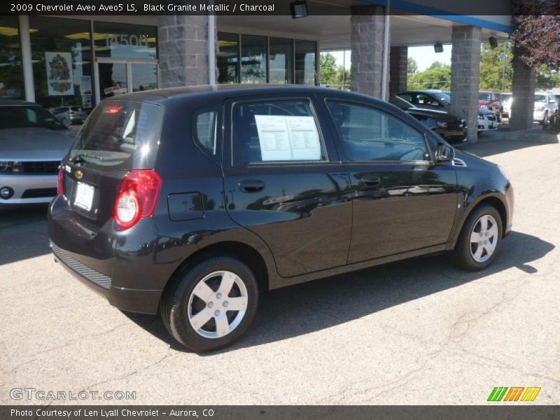 Black Granite Metallic / Charcoal 2009 Chevrolet Aveo Aveo5 LS
