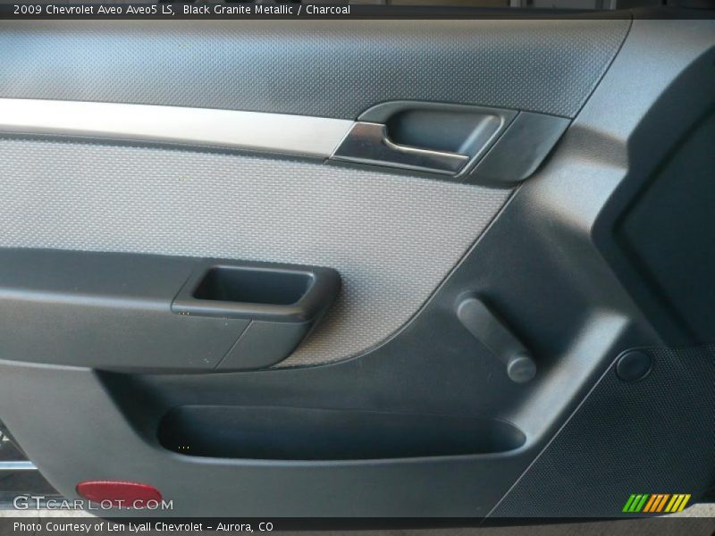 Black Granite Metallic / Charcoal 2009 Chevrolet Aveo Aveo5 LS