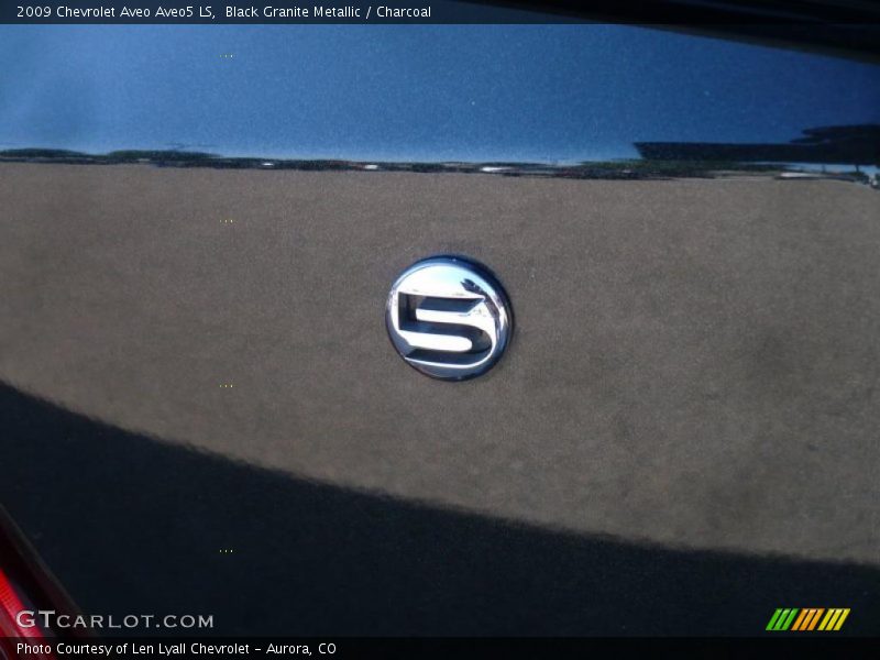 Black Granite Metallic / Charcoal 2009 Chevrolet Aveo Aveo5 LS