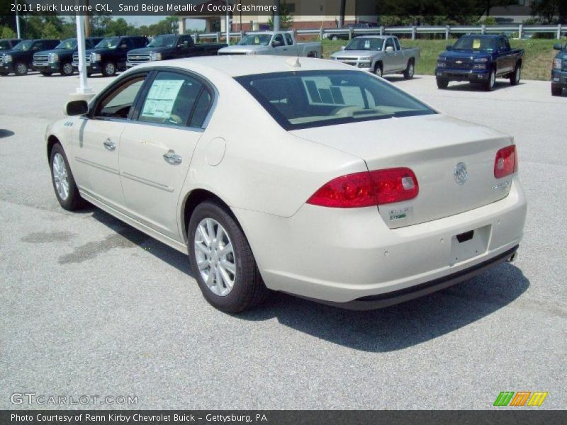 Sand Beige Metallic / Cocoa/Cashmere 2011 Buick Lucerne CXL