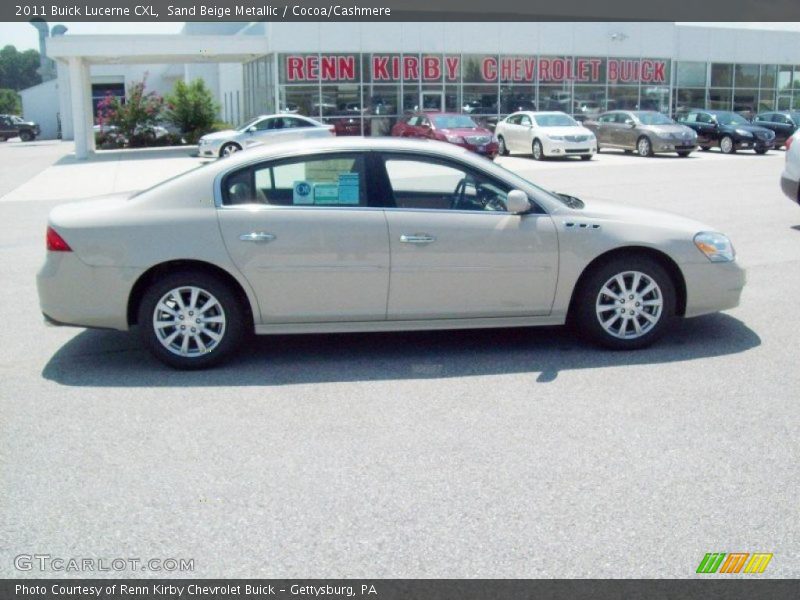 Sand Beige Metallic / Cocoa/Cashmere 2011 Buick Lucerne CXL