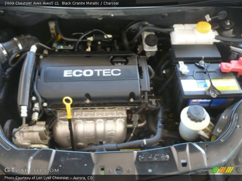 Black Granite Metallic / Charcoal 2009 Chevrolet Aveo Aveo5 LS