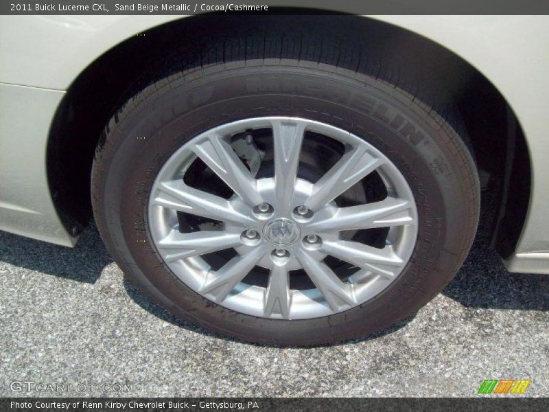 Sand Beige Metallic / Cocoa/Cashmere 2011 Buick Lucerne CXL