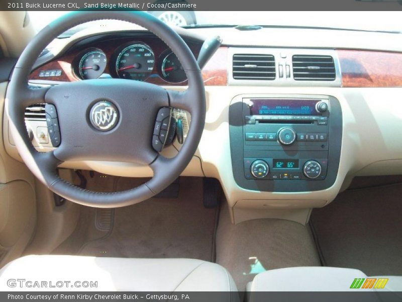 Sand Beige Metallic / Cocoa/Cashmere 2011 Buick Lucerne CXL