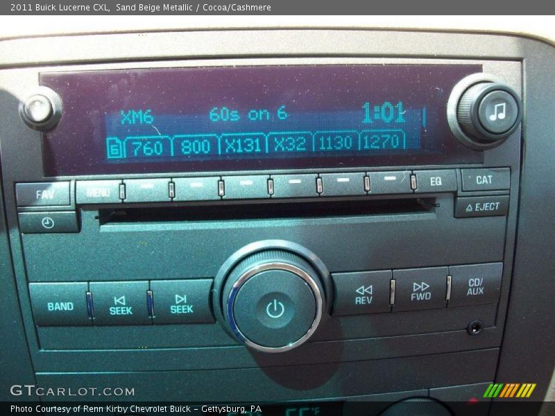 Sand Beige Metallic / Cocoa/Cashmere 2011 Buick Lucerne CXL