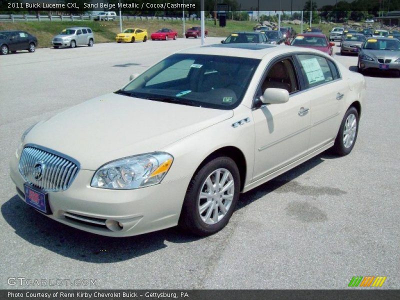 Sand Beige Metallic / Cocoa/Cashmere 2011 Buick Lucerne CXL