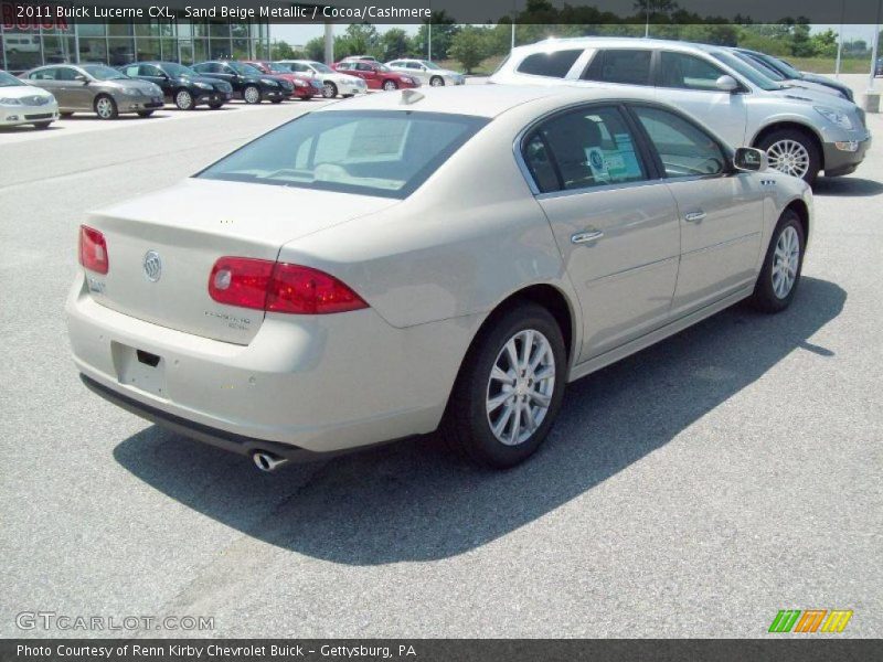 Sand Beige Metallic / Cocoa/Cashmere 2011 Buick Lucerne CXL