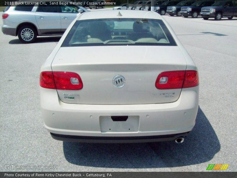 Sand Beige Metallic / Cocoa/Cashmere 2011 Buick Lucerne CXL