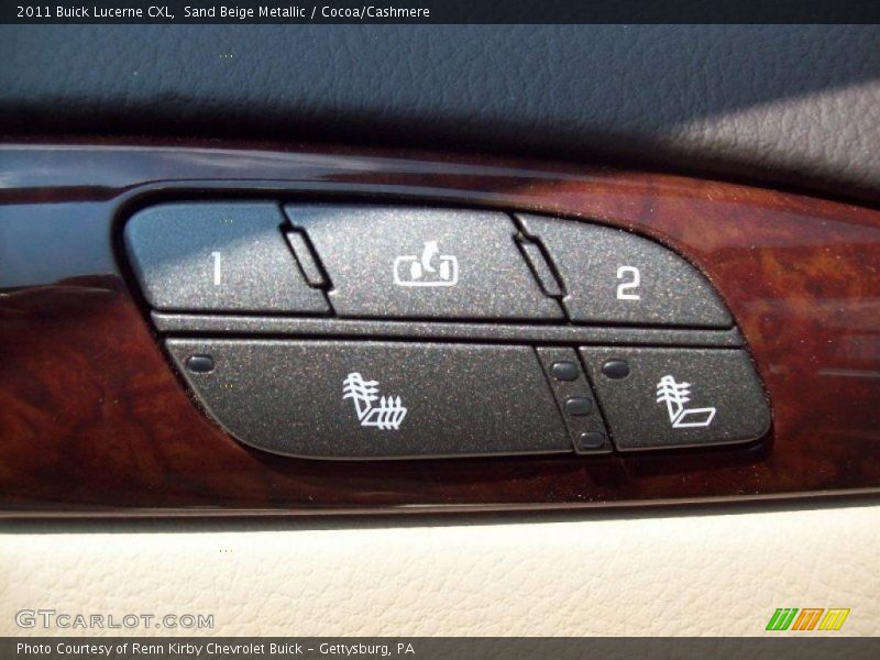 Sand Beige Metallic / Cocoa/Cashmere 2011 Buick Lucerne CXL