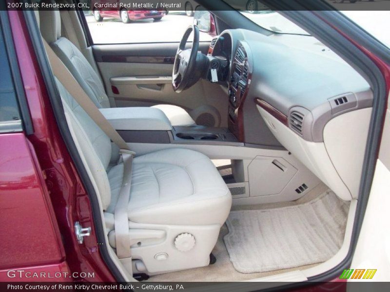 Cardinal Red Metallic / Neutral 2007 Buick Rendezvous CXL