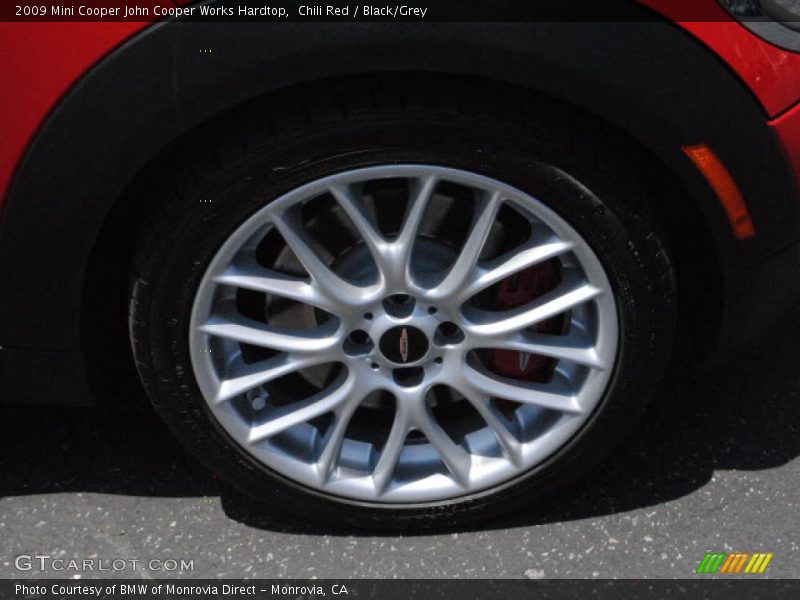 Chili Red / Black/Grey 2009 Mini Cooper John Cooper Works Hardtop