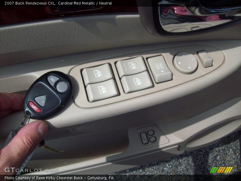Cardinal Red Metallic / Neutral 2007 Buick Rendezvous CXL
