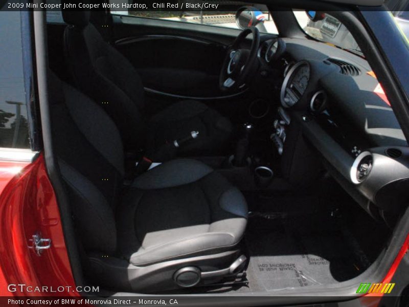 Chili Red / Black/Grey 2009 Mini Cooper John Cooper Works Hardtop
