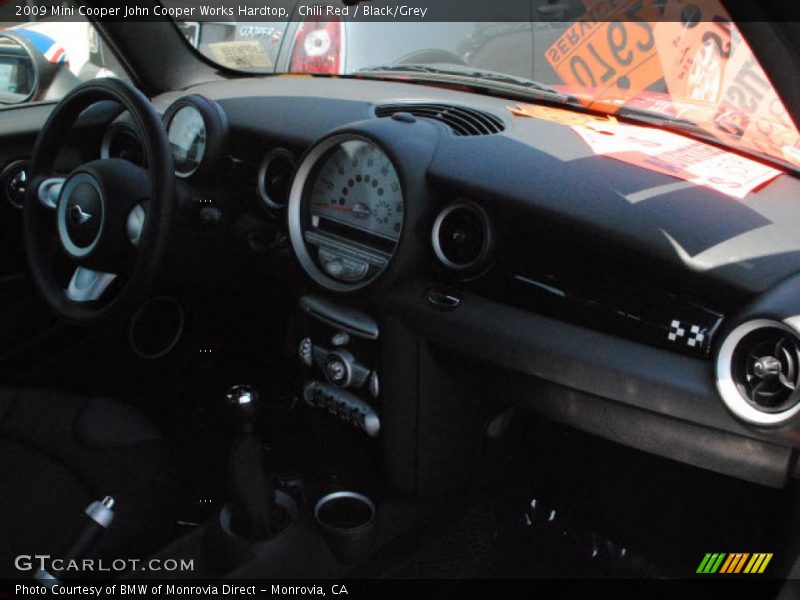 Chili Red / Black/Grey 2009 Mini Cooper John Cooper Works Hardtop