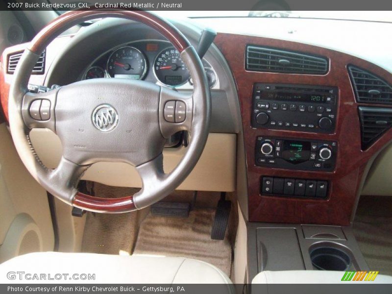 Cardinal Red Metallic / Neutral 2007 Buick Rendezvous CXL