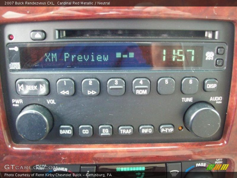 Cardinal Red Metallic / Neutral 2007 Buick Rendezvous CXL